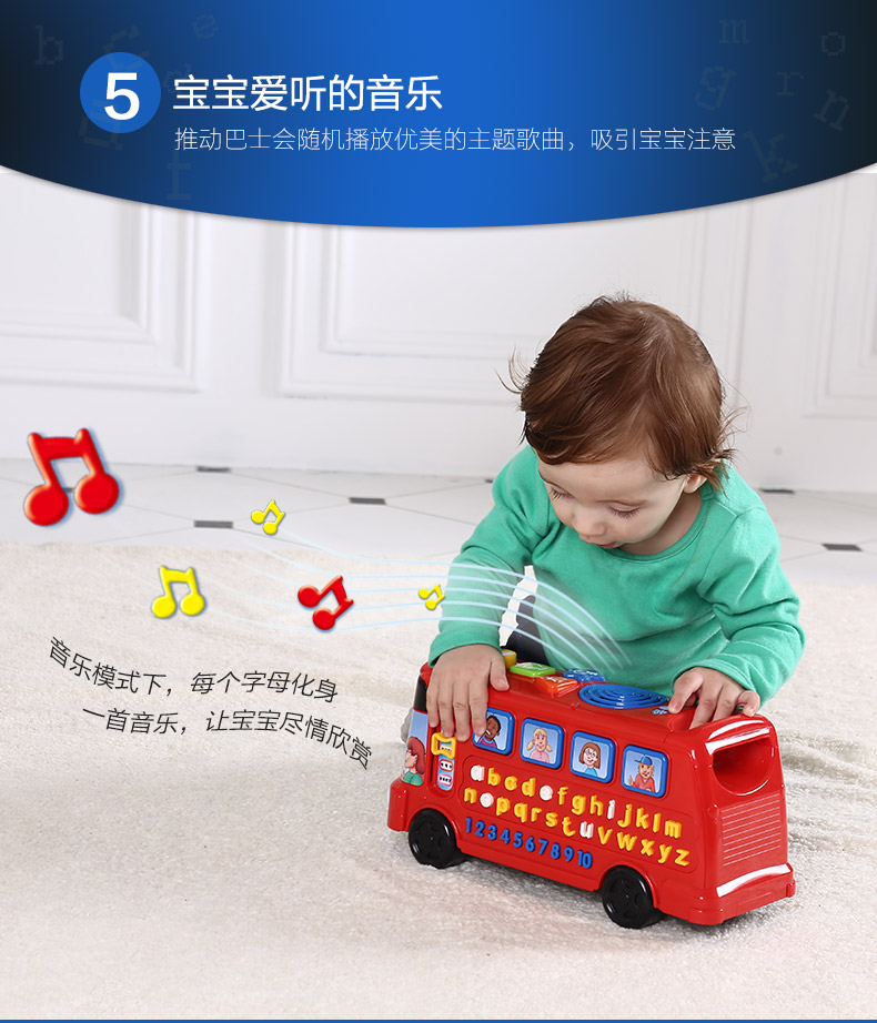Vtech ΰ״Ӣ˫ĸʿ 26ĸѧϰӤ׶Сģ