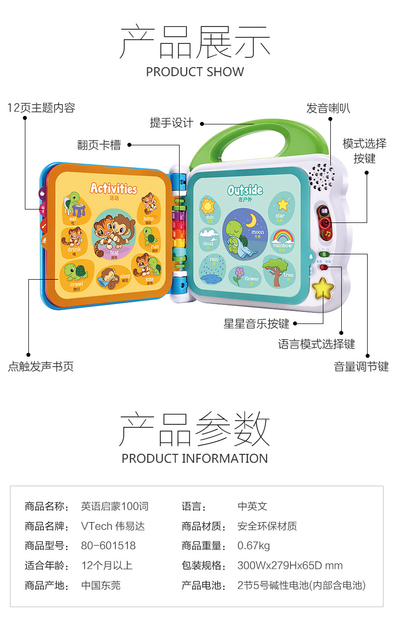 VTech ΰ״ Ӣ100ʵ̻ӵ1-6