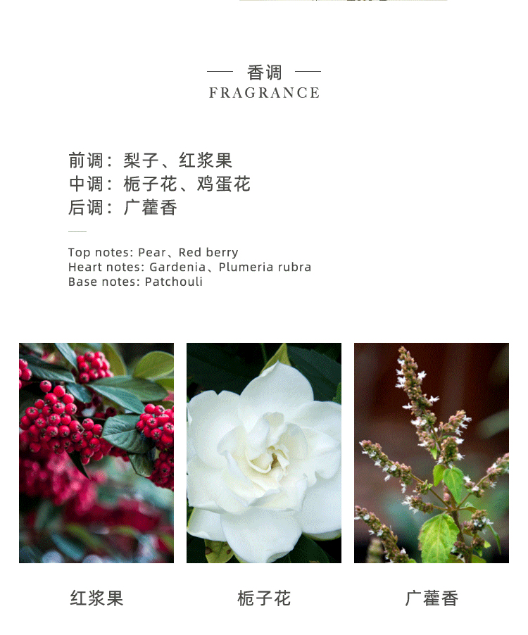 POACHERMAN 柏世曼臻选香水-栀子花 30ml
