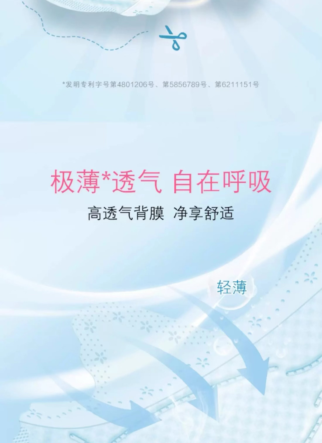 GOO.N 大王elis爱璐茜光羽日用卫生巾组合极薄姨妈巾无感透气 96片