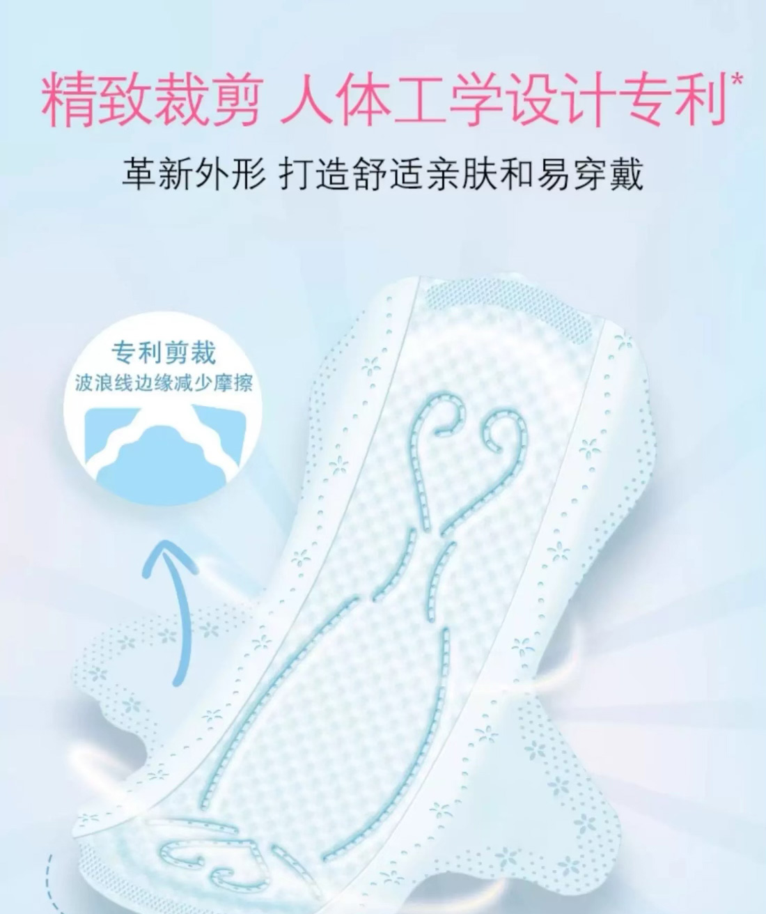 GOO.N 大王elis爱璐茜光羽奢适系列日夜组合超薄卫生巾组合干爽透气极薄无感 76片