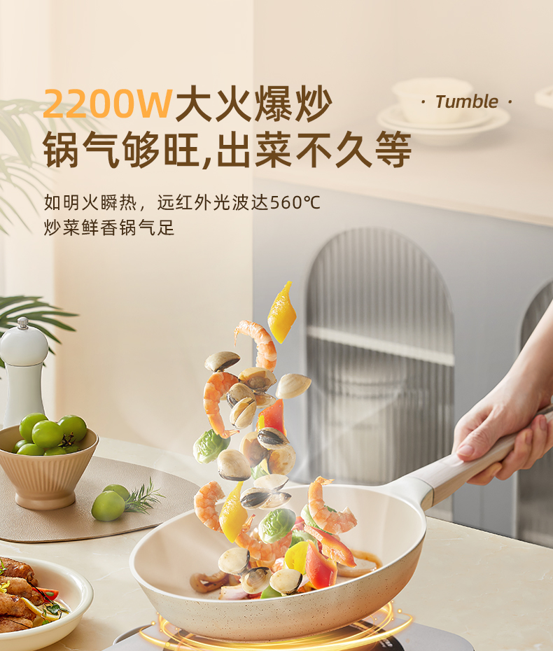 Bear 小熊家用火锅炒锅电陶炉 DTL-D22R1