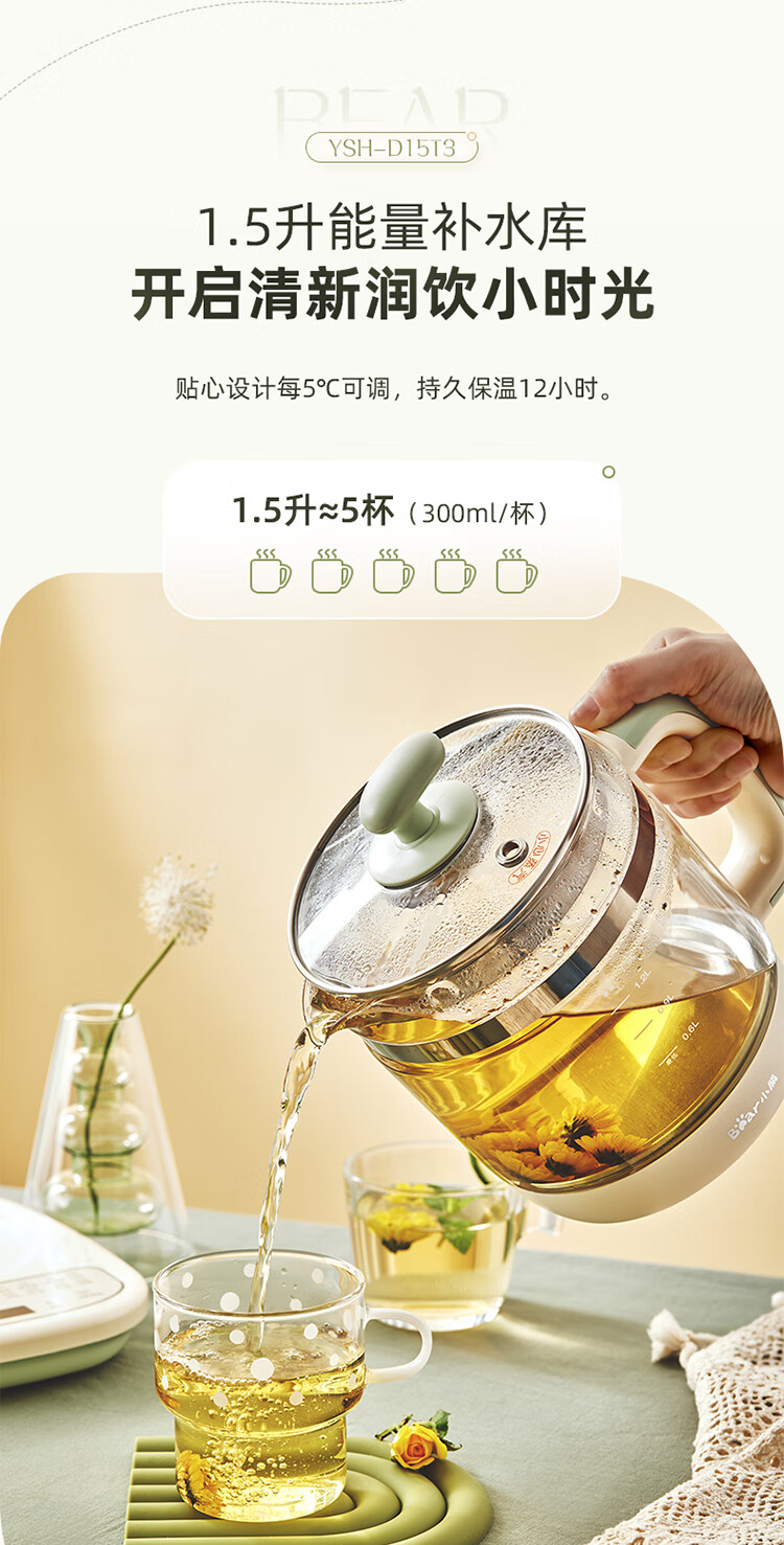 Bear 小熊恒温电热水壶