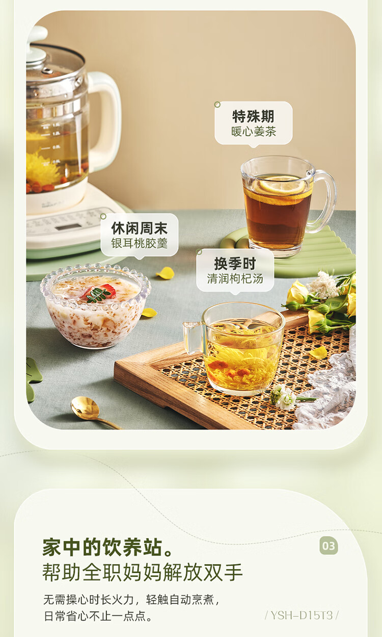 Bear 小熊恒温电热水壶