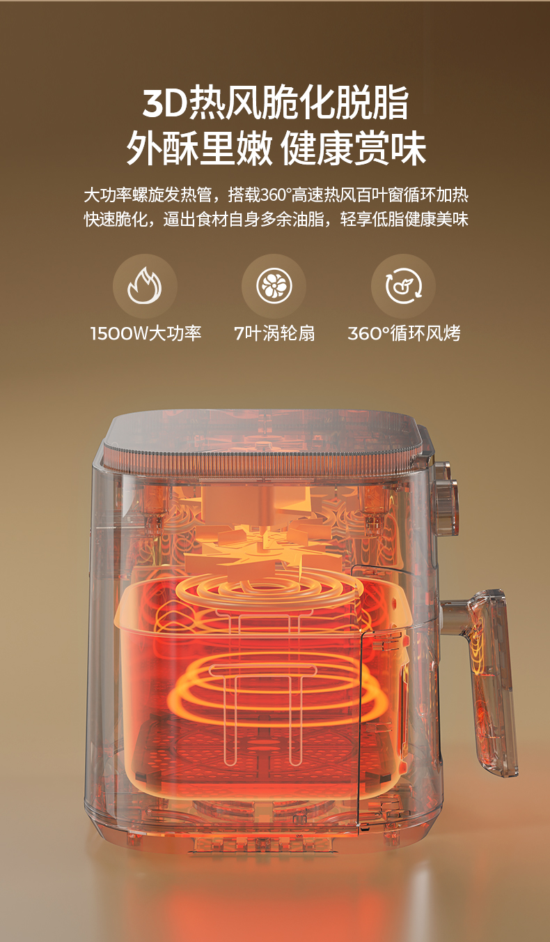 Yoice 优益空气炸锅 5L