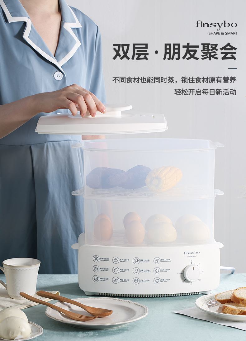finsybo 斯戴尔智能电蒸锅 F-ES01A