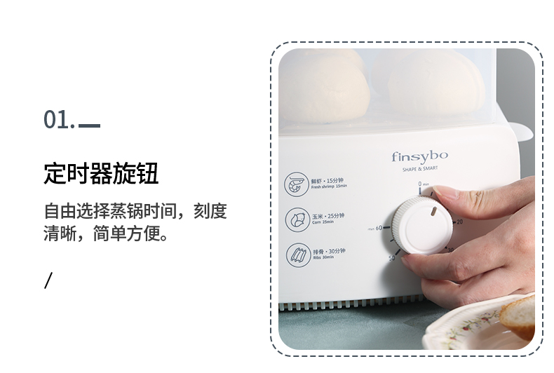 finsybo 斯戴尔智能电蒸锅 F-ES01A