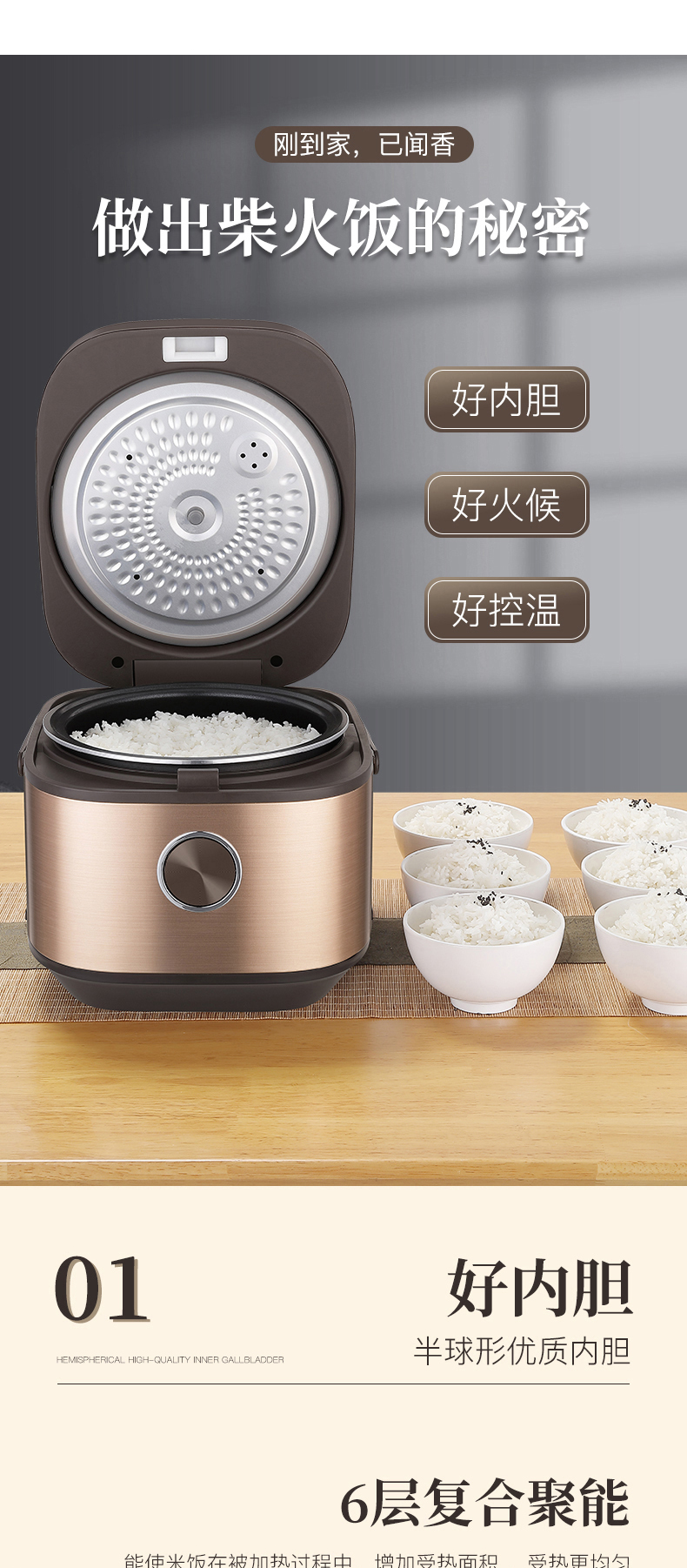 finsybo 亚普智能多功能电饭煲 F-IRC4F