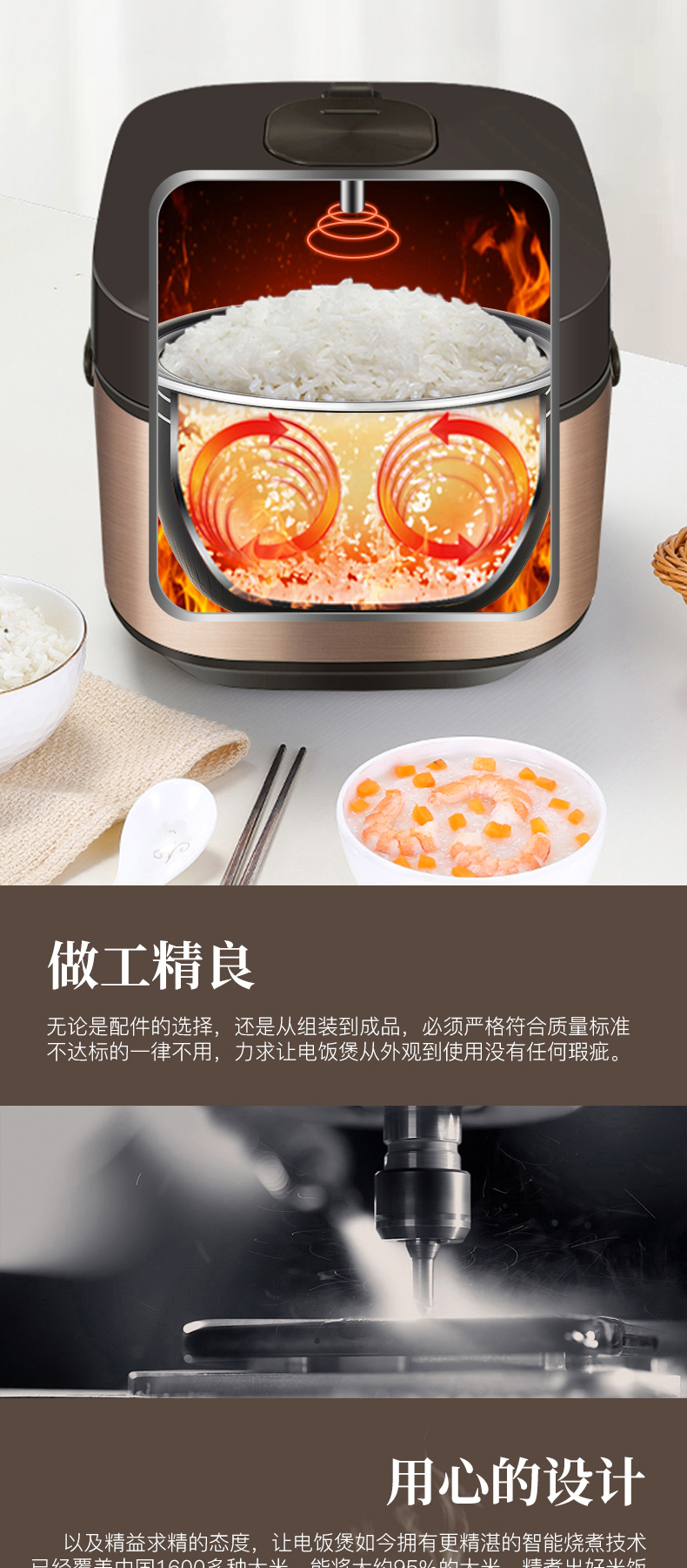 finsybo 亚普智能多功能电饭煲 F-IRC4F