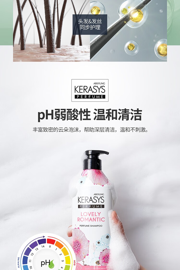 【78.9任选2件】AEKYUNG 韩国爱敬科娜洗丝柔顺丝滑护发素 600ml 韩国本土原版