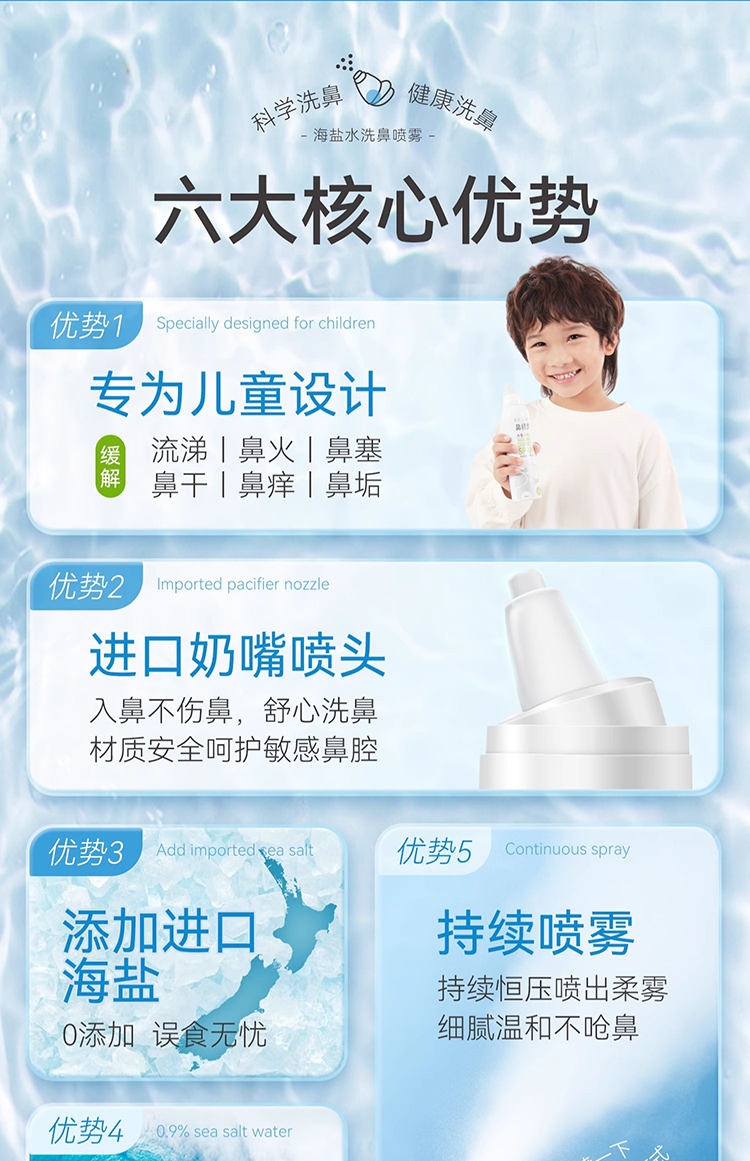 BEGGI 鼻精灵大象海盐水护鼻喷雾100ml