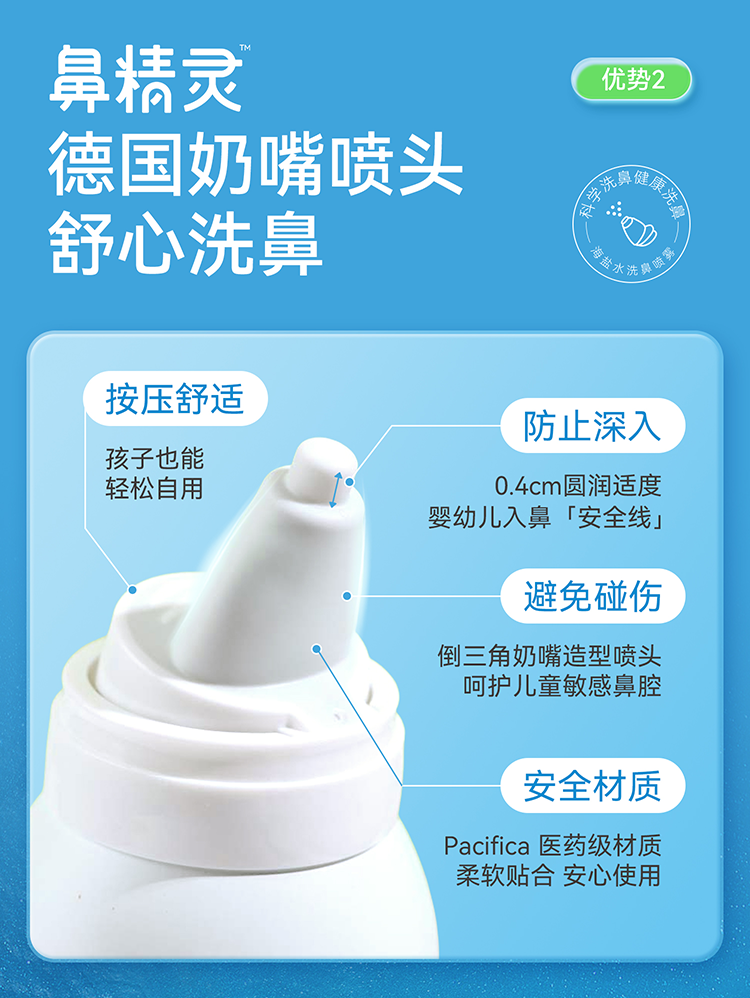 BEGGI 鼻精灵大象海盐水护鼻喷雾100ml