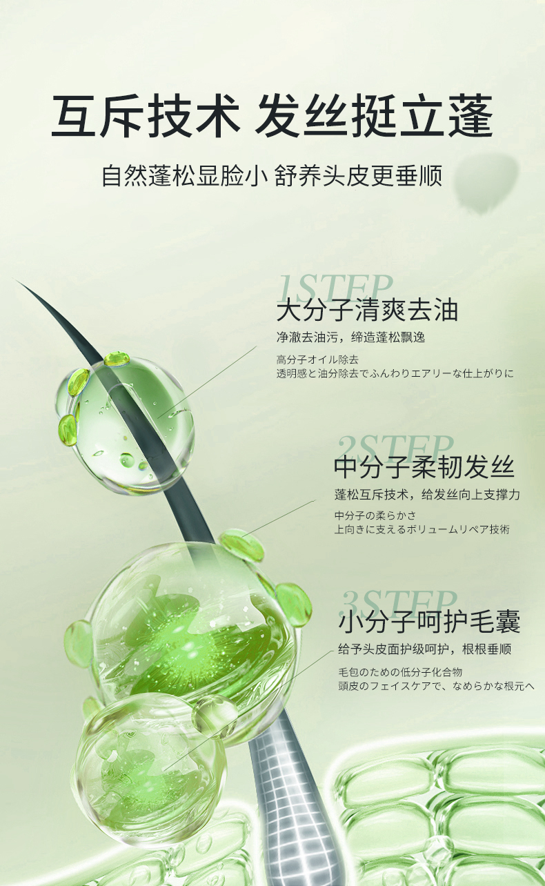 MKNI 日本玫可奈控油蓬松洗发水 420ml 海外本土原版