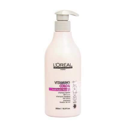 L`OREAL Paris 法国巴黎欧莱雅沙龙洗护系列染后护色洗发水500ml 海外本土原版