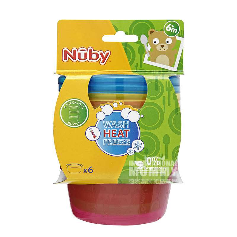 Nuby ŬȱPPʺɫʳ 6ֻװ 300ml Ȿԭ