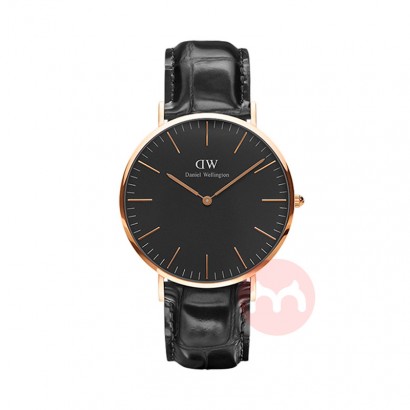 Daniel Wellington 40mmƤݺڱʯӢReadingõʿֱ