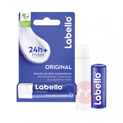 Labello 德国Labello保湿润唇膏蓝色经典 海外本土原版