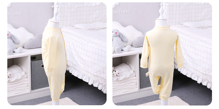 Verantwortung 明德任责 男女宝宝 有机棉连体睡衣家居服爬服 欧式典雅纯色