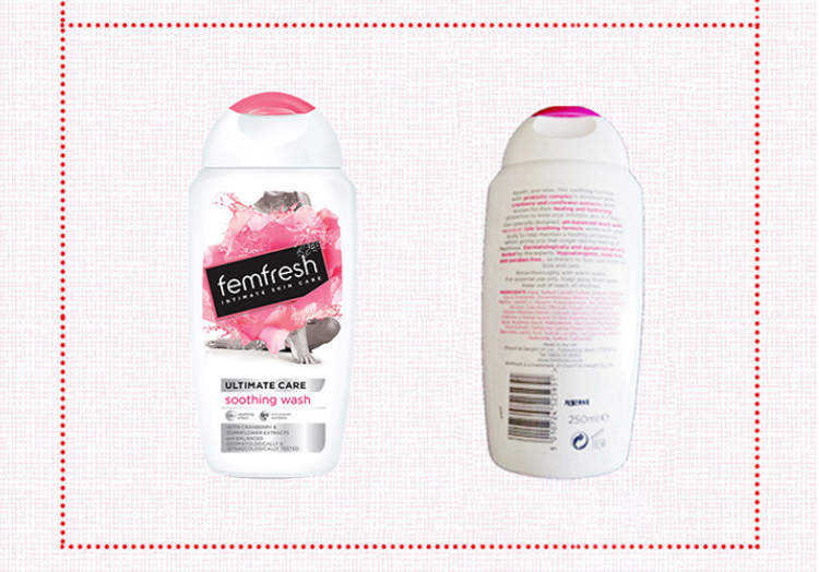 Femfresh 英国芳芯女性私处护理液(舒缓保湿-蔓越莓味)250ml 海外本土原版