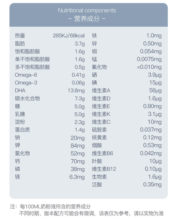Bebivita 德国贝唯他婴儿奶粉3段 10个月以上 500g 德国本土原版
