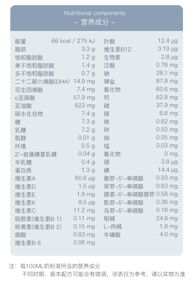 Humana 德国瑚玛娜婴儿奶粉2段 6个月以上 750g 德国本土原版