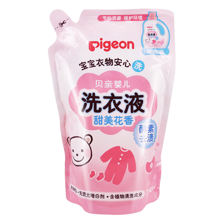 Pigeon 贝亲婴儿洗衣液补充装 甜美花香 750ml