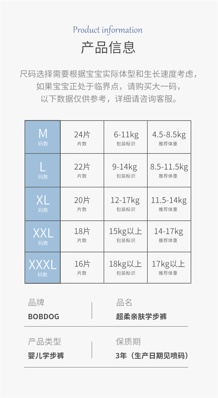 BOBDOG ͲӤXL 60Ƭ 12-17kg