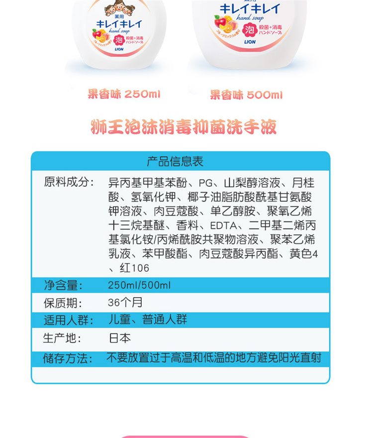 LION ձʨĭƬ־ϴҺ 250ml Ȿԭ