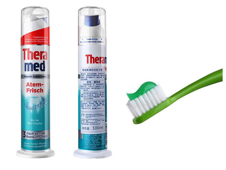 Theramed 德国泰瑞美立式口气清新牙膏100ml 海外本土版