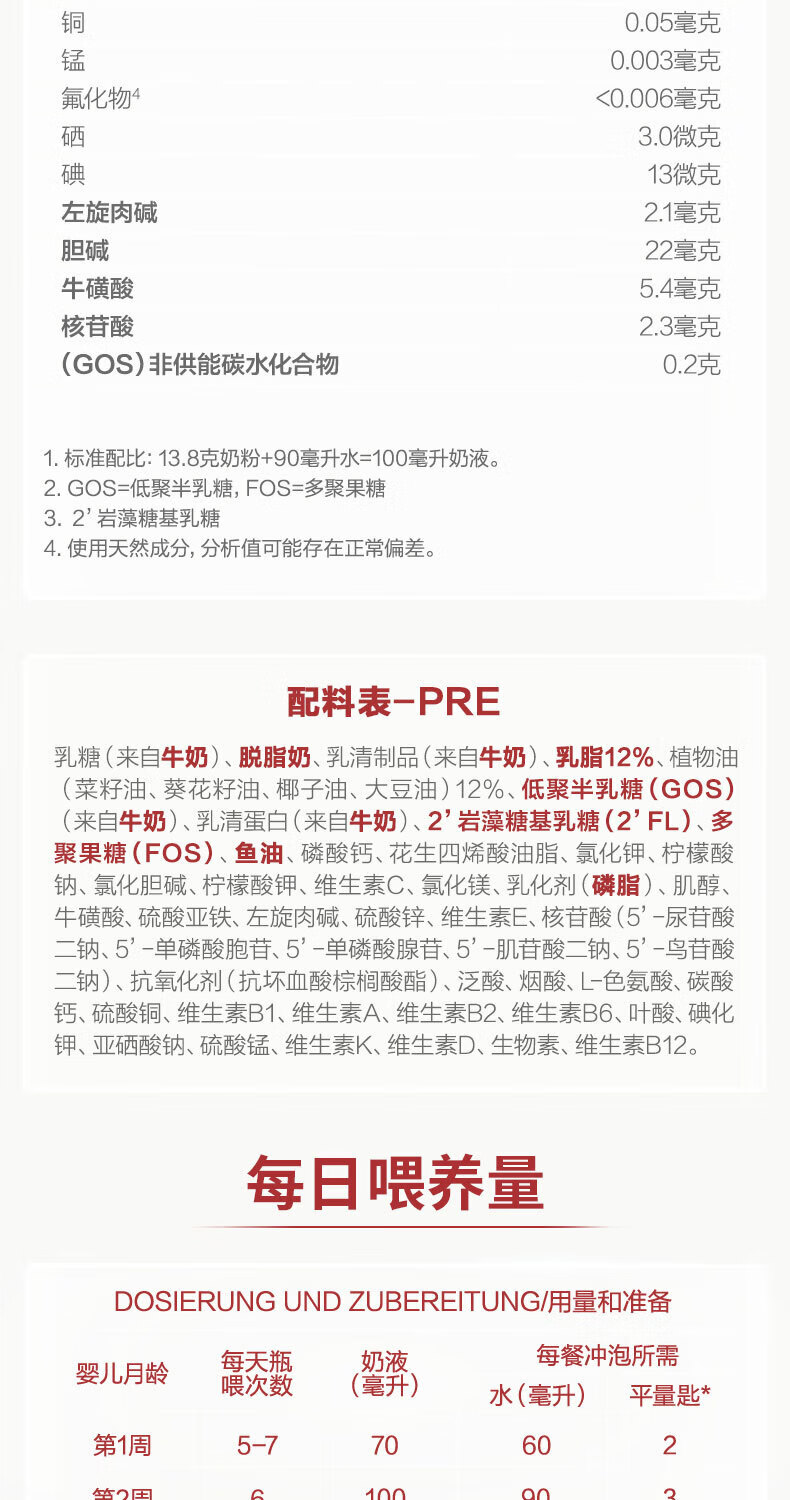 Aptamil ¹׽˫HMOӤ׶̷pre 0-6 800g ¹ԭ
