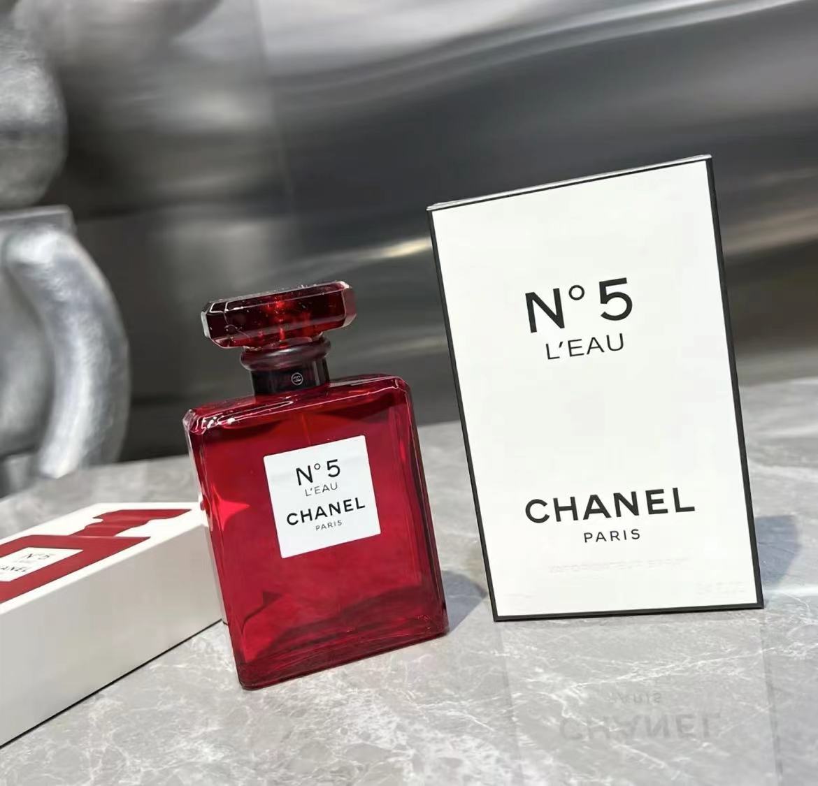 CHANEL 法国香奈儿五号低调奢华N5圣诞红限量版淡香水 100ml