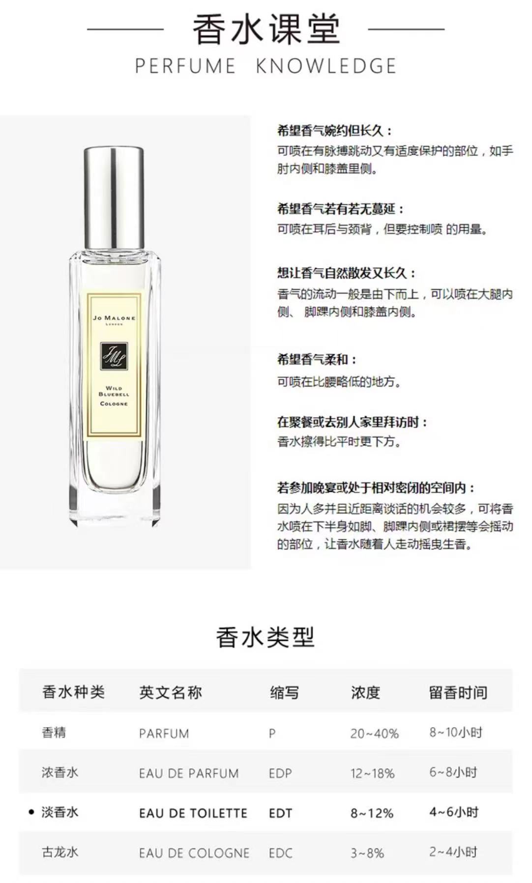 Jo Malone 英国祖玛珑蓝风铃 100ml 海外本土原版