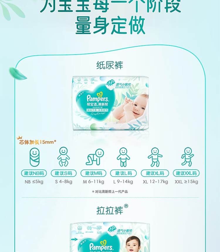Pampers ﱦ°ӤXL 34Ƭ 12-17kg
