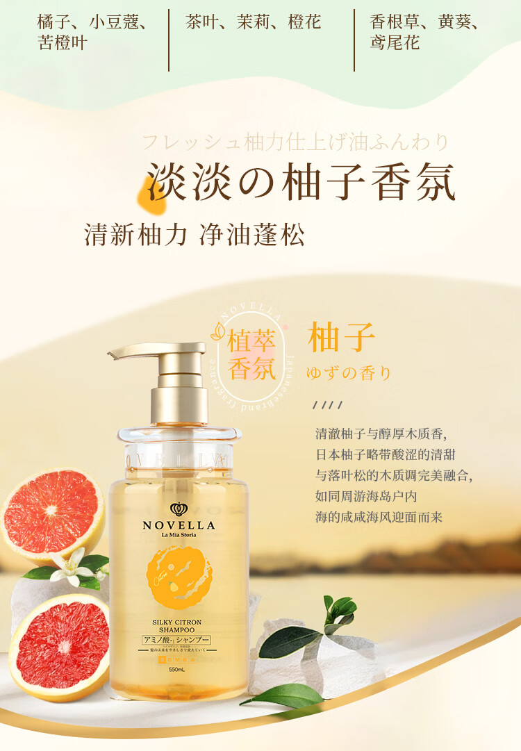 NOVELLA ȥмϴˮβ+ 550ml 