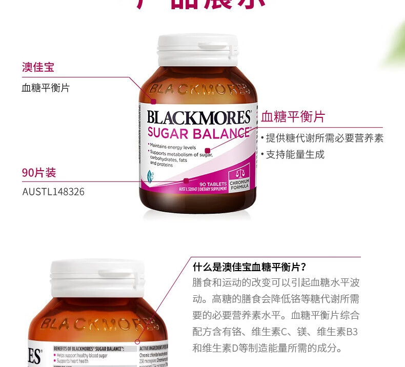 BLACKMORES ްļѱѪƽƬ 90Ƭ Ȿԭ