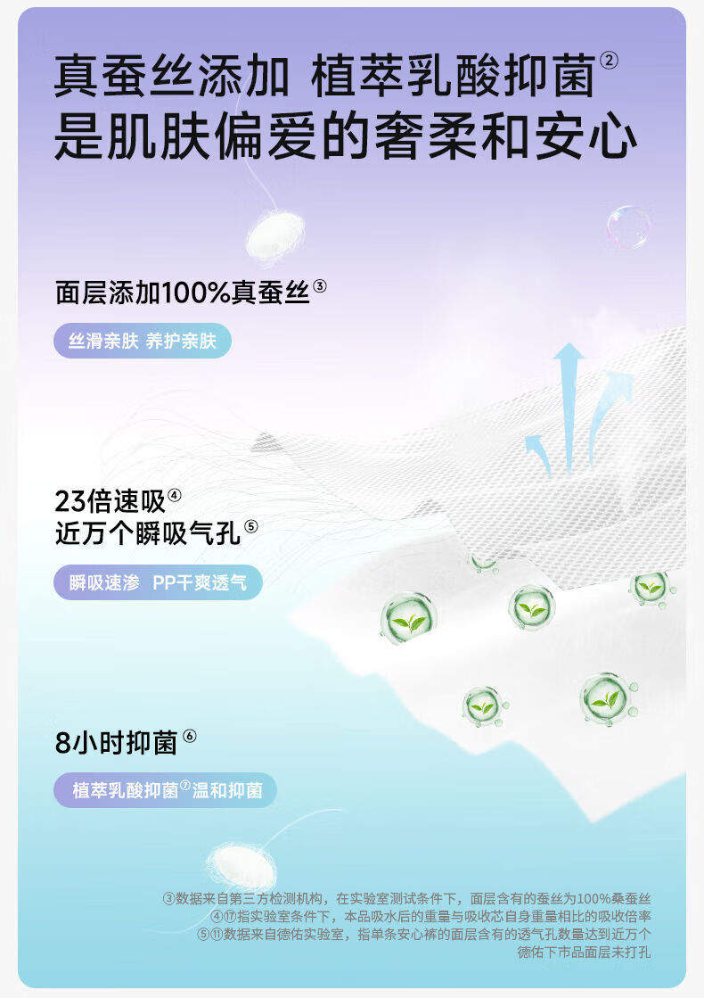 Deeyeo 德佑轻氧空气女性卫生裤 L-XL码 3条*1包