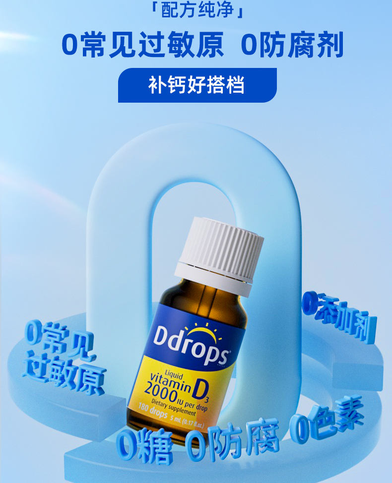 Ddrops ô׿˼άD3 2000IU Ȿԭ