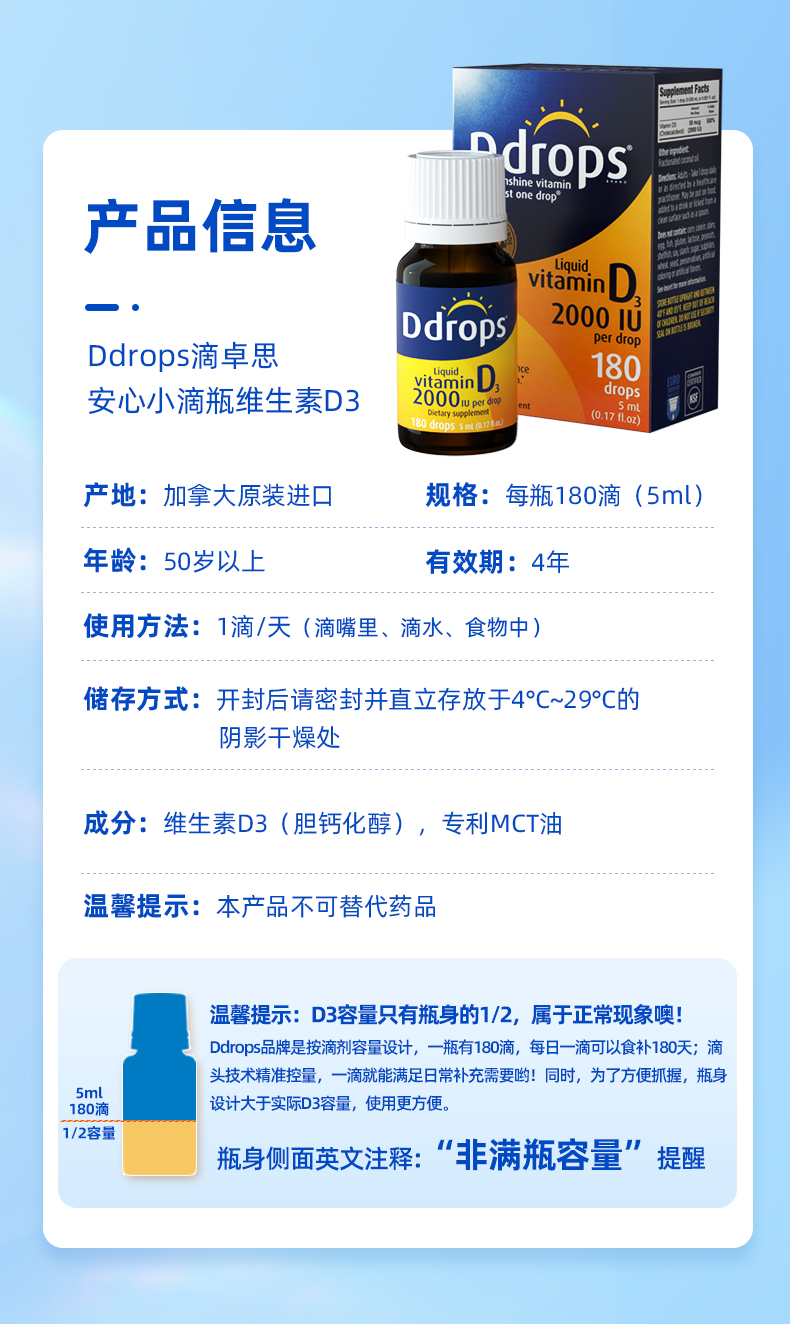 Ddrops ô׿˼άD3 2000IU Ȿԭ
