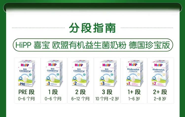 HiPP ¹ϲ䱦лӤ׶̷2 ޵ 6-12 600g