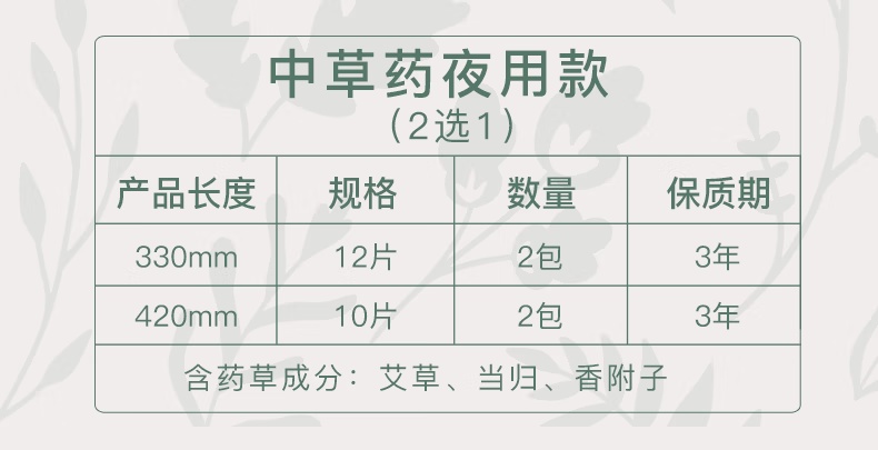 LG 韩国贵艾朗舒柔安睡夜用卫生巾 33cm*12片