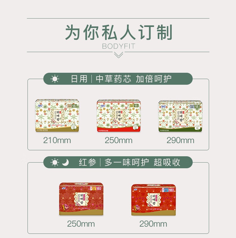 LG 韩国贵艾朗舒柔安睡夜用卫生巾 33cm*12片
